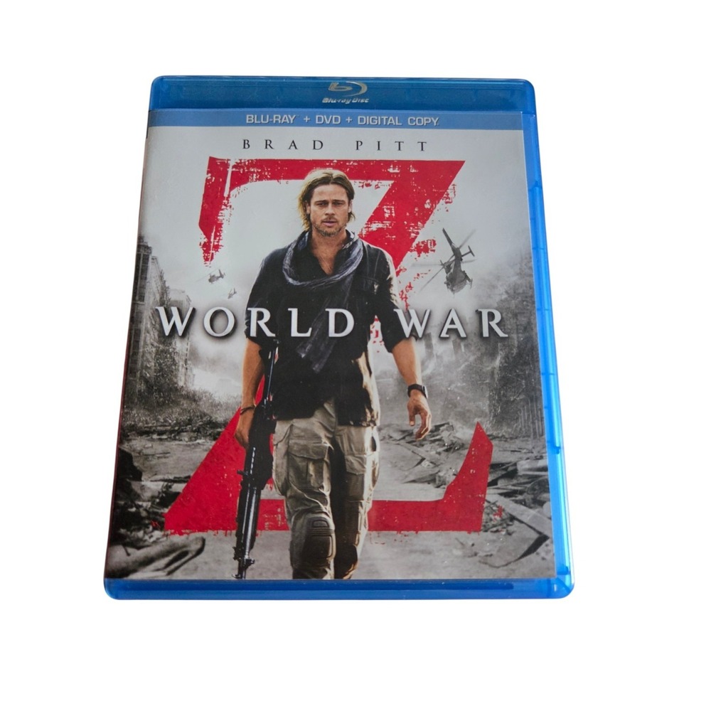 Paramount World War Z Brad Pitt (Blu-ray, Unrated Cut, NO Digital Copy)